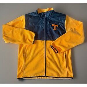 Tennessee Volunteers Full Zipper Fleece Jacket Embroidered NCAA Logo Large JBHS
